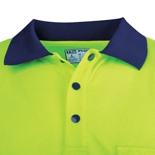 Picture of Tru Workwear, Womens S/S Hi-Vis Polo Shirt